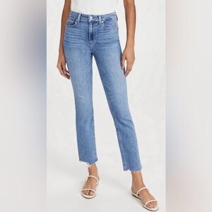 PAIGE Light Blue Straight Leg Jeans